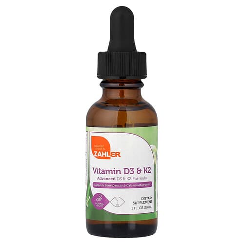 Zahler, Vitamin D3 & K2, 1 fl oz (30 ml)