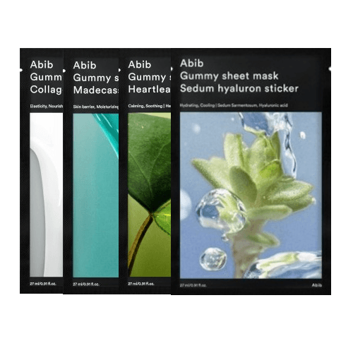 Abib - Gummy Sheet Mask Bundle Set (4pcs)