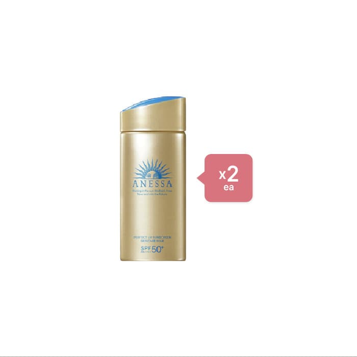 Shiseido - Anessa Perfect UV Sunscreen Skincare Milk N SPF50+ PA++++ - (Random Version) - 90ml (2ea) Set