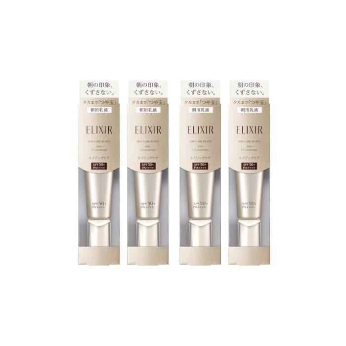 Shiseido - ELIXIR Skin Care by Age Daily UV protector SPF50+ PA++++ - 35ml (4ea) Set