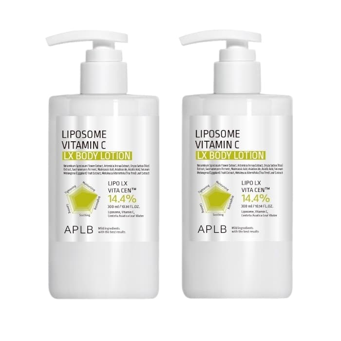 APLB - Liposome Vitamin C LX Body Lotion - 300ml DUO Set