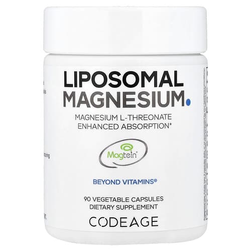 Codeage, Liposomal Magnesium L-Threonate, 90 Vegetable Capsules