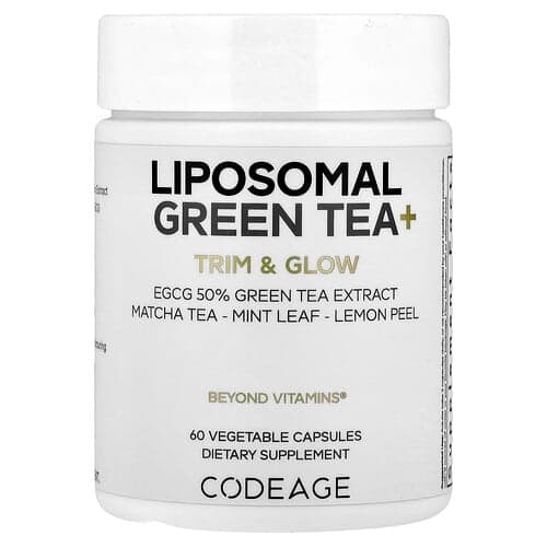 Codeage, Liposomal Green Tea+, 60 Vegetable Capsules