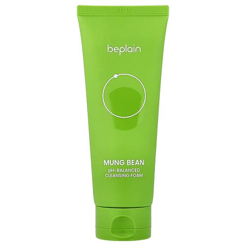 Beplain, Mung Bean, pH-Balanced Cleansing Foam, 5.41 fl oz (160 ml)