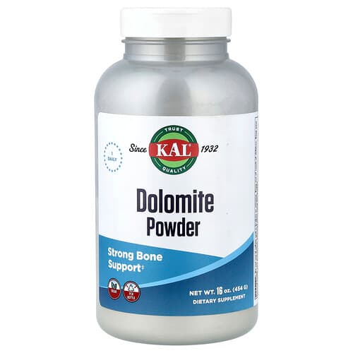 KAL, Dolomite Powder, 16 oz (454 g)