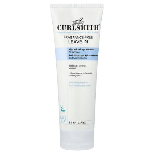 Curlsmith, Leave-In, All Curl Types, Fragrance Free, 8 fl oz (237 ml)