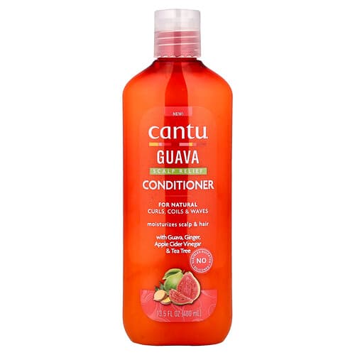 Cantu, Guava Scalp Relief Conditioner, For Natural Curls, Coils & Waves , 13.5 fl oz (400 ml)
