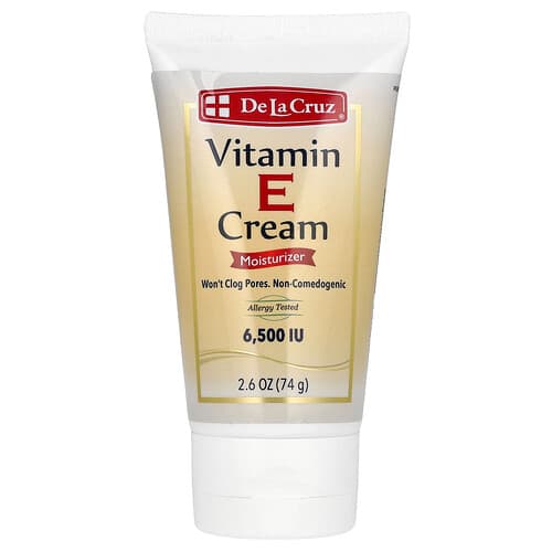 De La Cruz, Vitamin E Cream, 2.6 oz (74 g)