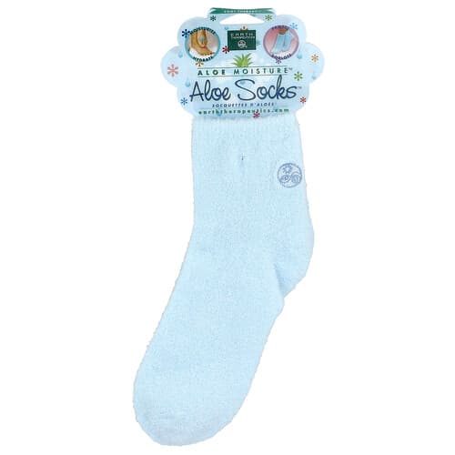 Earth Therapeutics, Aloe Moisture™, Aloe Socks™, Blue, 1 Pair