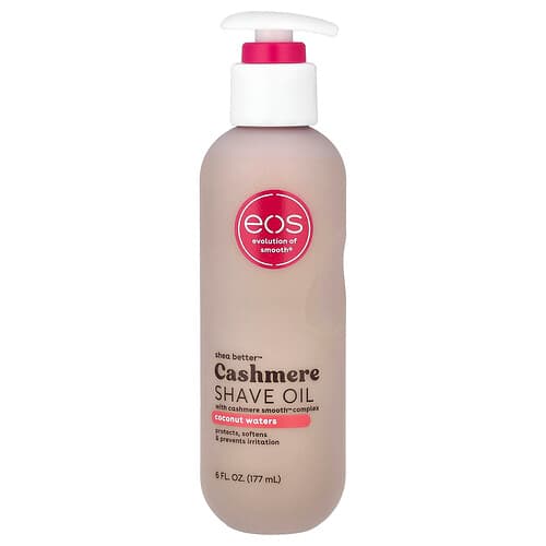 EOS, Cashmere Shave Oil, Coconut Waters, 6 fl oz (177 ml)