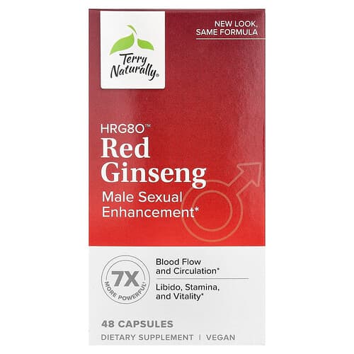 Terry Naturally, HRG80™ Red Ginseng, 48 Capsules