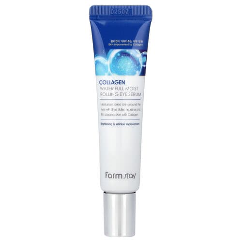 Farmstay, Collagen Water Full Moist Rolling Eye Serum, 0.84 fl oz (25 ml)