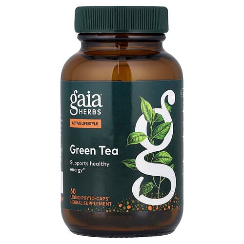 Gaia Herbs, Green Tea, 60 Liquid Phyto-Caps®