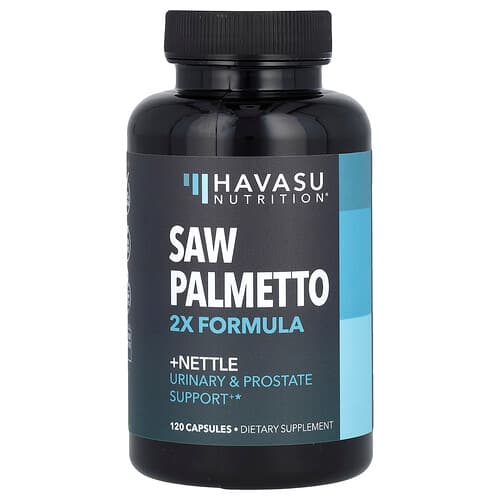 Havasu Nutrition, Saw Palmetto, 2x Formula + Nettle, 120 Capsules