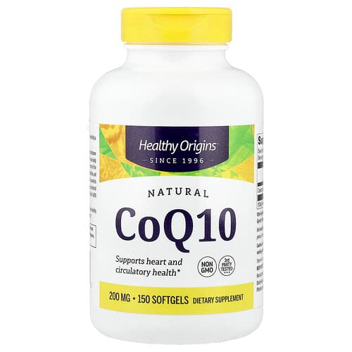 Healthy Origins, Natural CoQ10, 200 mg, 150 Softgels