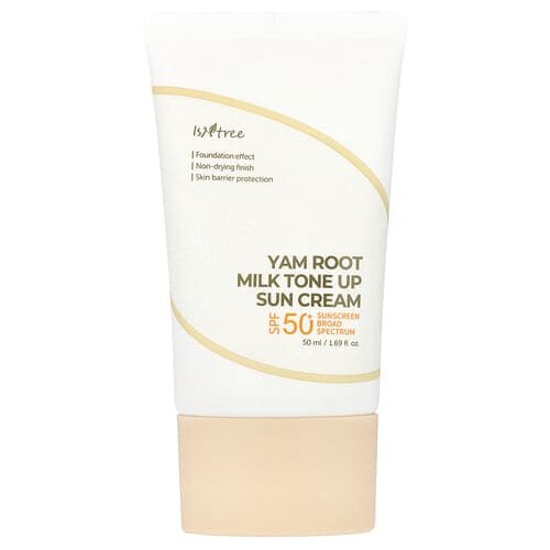 ISNtree, Yam Root Milk Tone Up Sun Cream, SPF 50+, 1.69 fl oz (50 ml)
