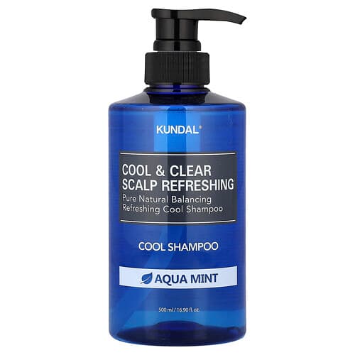 Kundal, Cool & Clear Scalp Refreshing Shampoo, Aqua Mint, 16.9 fl oz (500 ml)