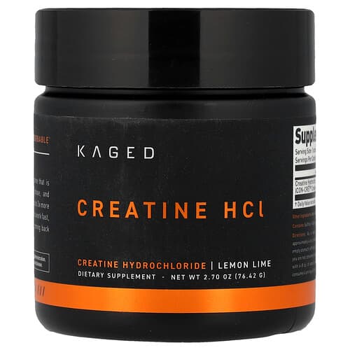 Kaged, Creatine HCl, Lemon Lime, 2.7 oz (76.42 g)