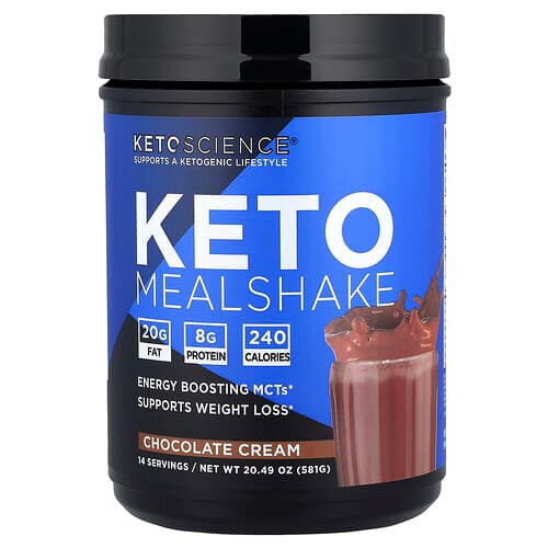 Keto Science, Keto Meal Shake, Chocolate Cream, 20.49 oz (581 g)