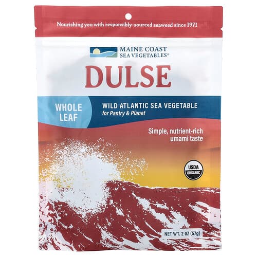 Maine Coast Sea Vegetables, Dulse, Whole Leaf, 2 oz (57 g)