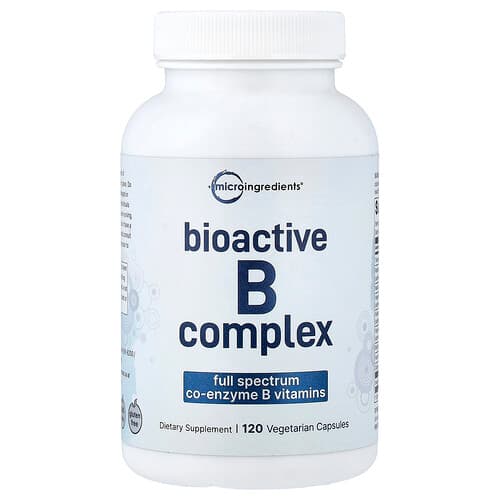 Micro Ingredients, Bioactive B Complex, 120 Vegetarian Capsules