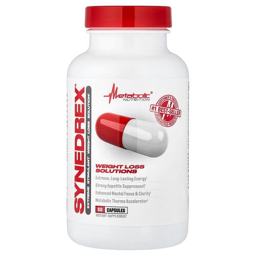 Metabolic Nutrition, Synedrex, Extreme Stimulant Weight Loss Solution, 60 Capsules