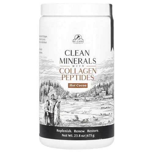 Mt. Capra, Clean Minerals with Collagen Peptides, Hot Cocoa, 23.8 oz (675 g)