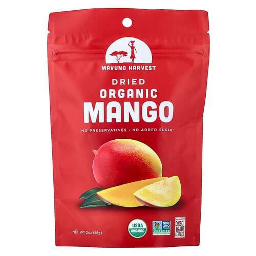 Mavuno Harvest, Organic Dried Mango, 2 oz (56 g)