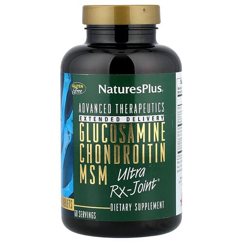 NaturesPlus, Glucosamine Chondroitin MSM Ultra Rx-Joint®, 180 Tablets