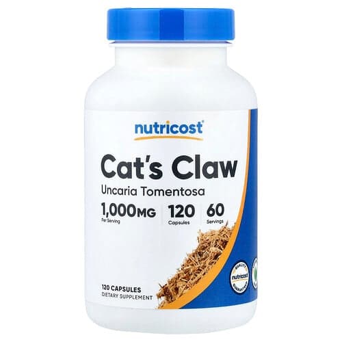Nutricost, Cat's Claw, 120 Capsules (500 mg per Capsule)