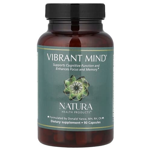 Natura Health Products, Vibrant Mind®, 90 Capsules