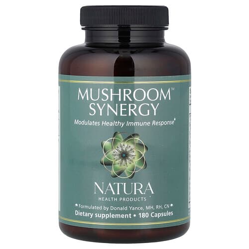 Natura Health Products, Mushroom™ Synergy, 180 Capsules