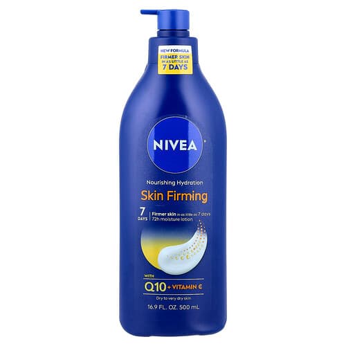 Nivea, Skin Firming Nourishing Hydration Lotion, Dry To Very Dry Skin, 16.9 fl oz (500 ml)