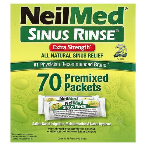 NeilMed, Sinus Rinse®, 70 Premixed Packets