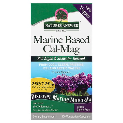 Nature's Answer, Marine Based Cal-Mag, 120 Vegetarian Capsules