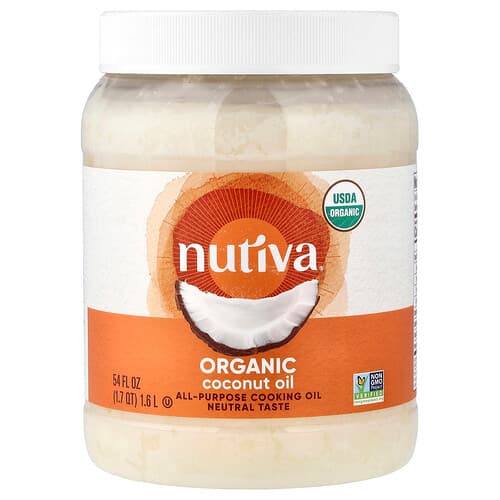 Nutiva, Organic All-Purpose Cooking Oil, Coconut Oil, 54 fl oz (1.6 l)