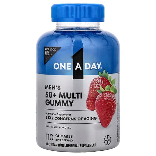 One-A-Day, Men's 50+ Multi Gummy, 110 Gummies