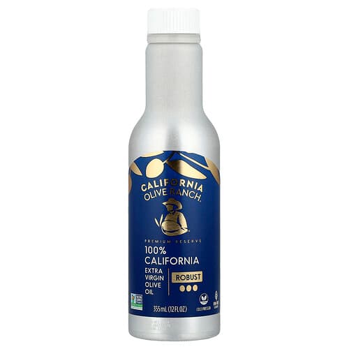 California Olive Ranch, Premium Reserve Extra Virgin Olive Oil, 100% California, Robust, 12 fl oz (355 ml)