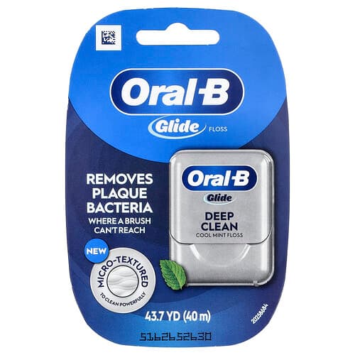 Oral-B, Glide, Deep Clean Floss, Cool Mint, 43.7 yards (40 m)