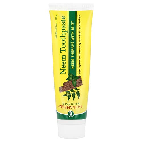 Organix South, TheraNeem® Naturals, Neem Toothpaste, Neem Therape with Mint, 4.23 oz (120 g)