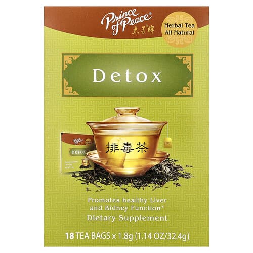 Prince of Peace, Herbal Tea, Detox, 18 Tea Bag, 1.14 oz (32.4 g)