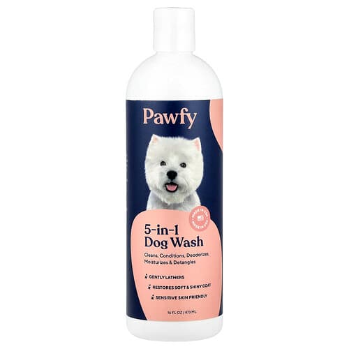 Pawfy, 5-in-1 Dog Wash, 16 fl oz (473 ml)