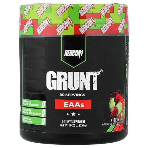 Redcon1, Grunt®, EAAs, Cherry Lime, 10.26 oz (291 g)