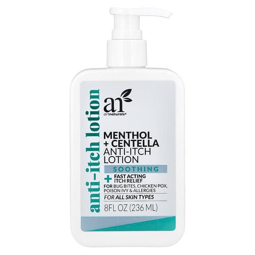 artnaturals, Menthol + Centella Anti-Itch Lotion, For All Skin Types, 8 fl oz (236 ml)
