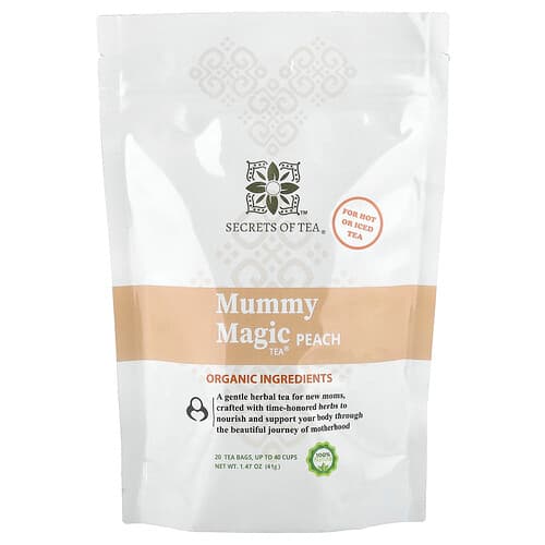Secrets of Tea, Mummy Magic® Tea, Peach, 20 Tea Bags, 1.47 oz (41 g)