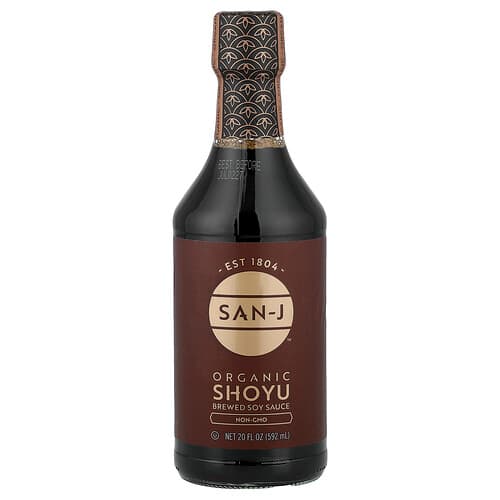 San-J, Organic Shoyu Brewed Soy Sauce, 20 fl oz (592 ml)