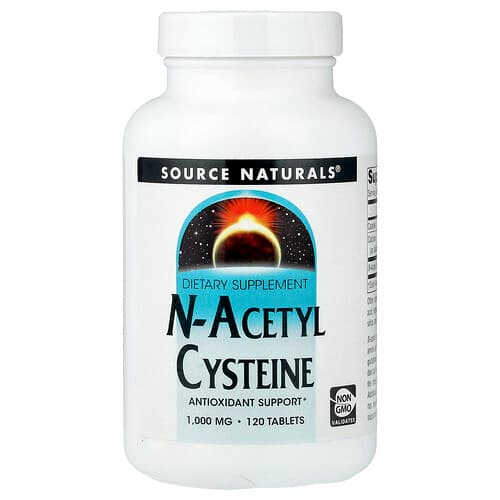 Source Naturals, N-Acetyl Cysteine, 1,000 mg, 120 Tablets