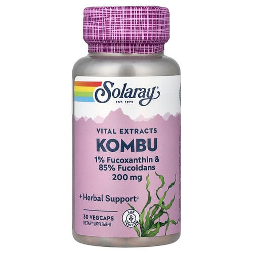 Solaray, Vital Extracts, Kombu, 30 VegCaps