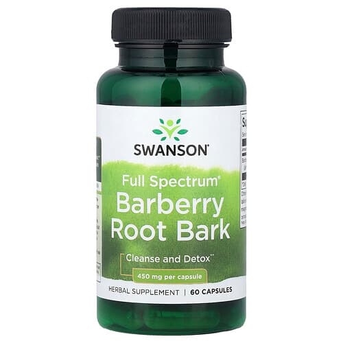 Swanson Vitamins, Full Spectrum® Barberry Root Bark, 450 mg, 60 Capsules