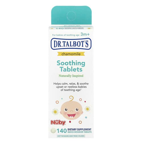Dr. Talbot's, Soothing Tablets, Chamomile, 3 m+, 140 Quick-Dissolve Tablets